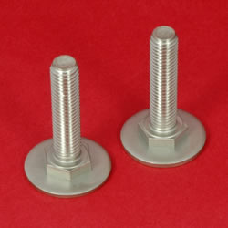 Adjustable foot -  All st/st fixed base (304 Grade A2)
